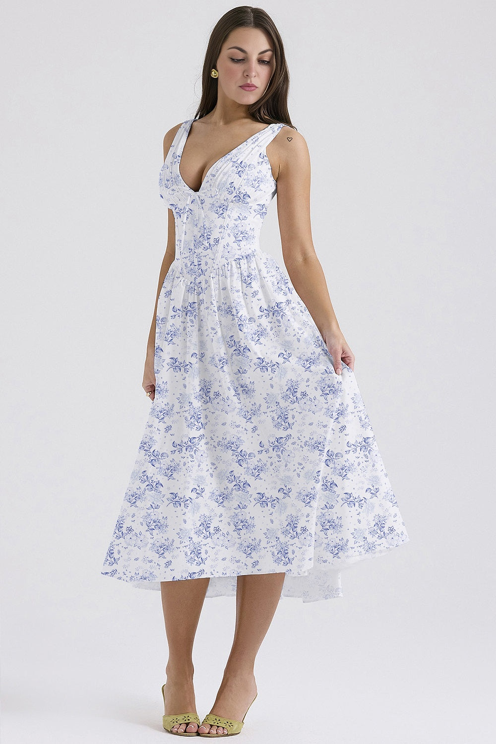 Emmelina Cotton Corset Sundress