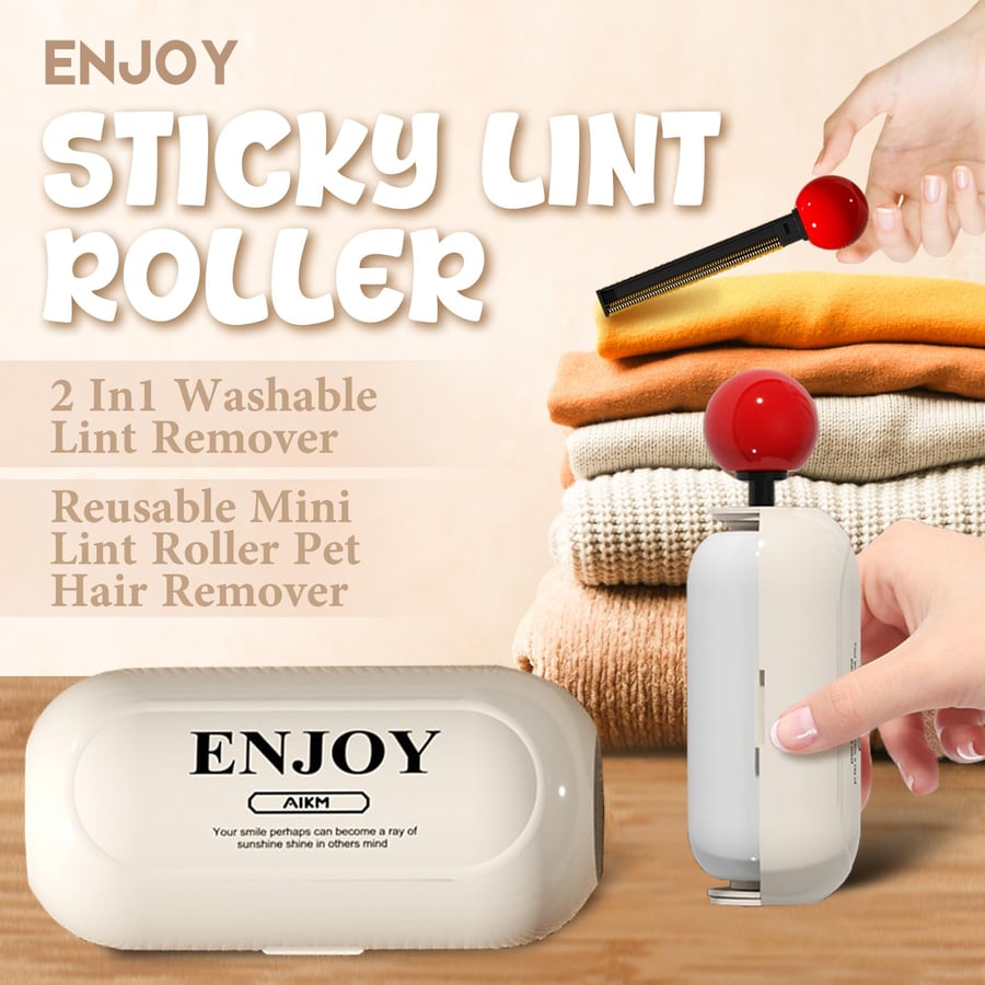 Reusable Sticky Roller