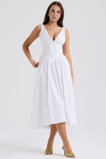 Emmelina Cotton Corset Sundress