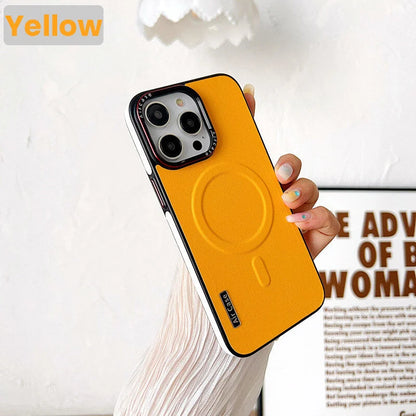 Magnetic Leather Phone Case for iPhone Series