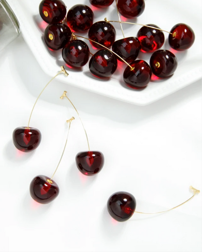 Cherry Drop Earrings