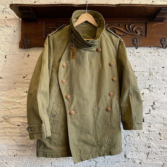 Vintage French Army Motorcycle Jacket & Liner