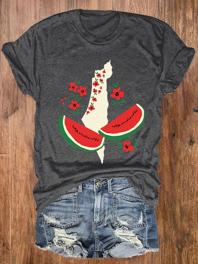 Women's This Is Not A Watermelon Free Palestine Tee