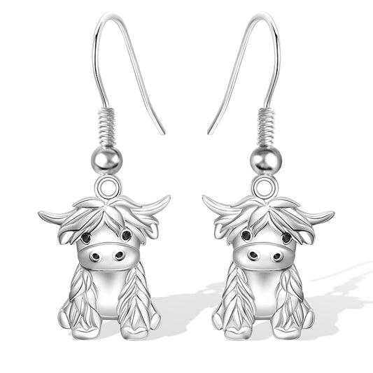 Highland Cow Earrings/Anniversary Gifts For Women