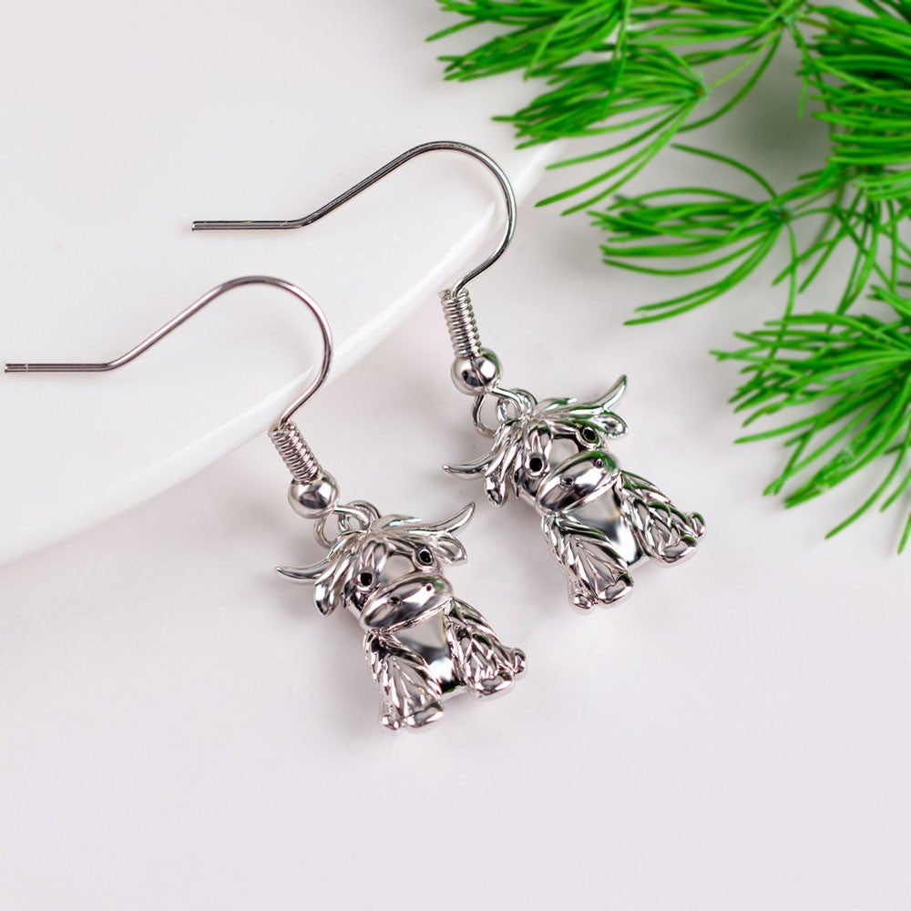 Highland Cow Earrings/Anniversary Gifts For Women