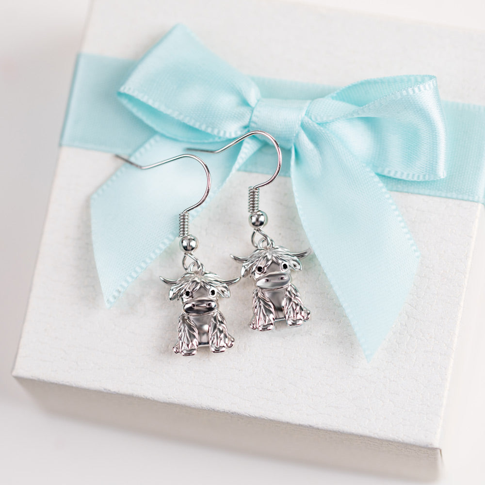 Highland Cow Earrings/Anniversary Gifts For Women