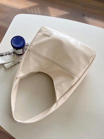 Minimalist Snap Button Hobo Bag