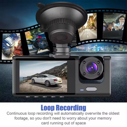 2-Inch Screen Wifi Link 1080P HD Dashcam with Night Vision 2 or 3 Lenses