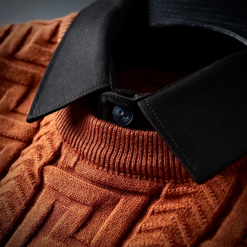 SALVADOR CONTI POLO SWEATER