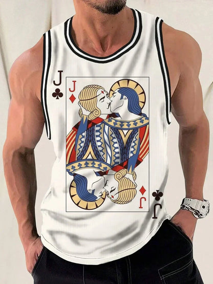 Mahdie Farhadkiaiei Playing Cards King & Joker Art Print T-Shirt