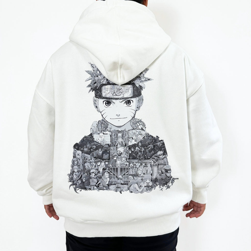 KID NARUTO BLACK & WHITE HOODIE