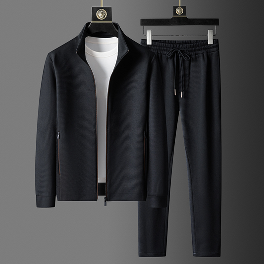 Smart Casual Zip Up Jacket & Trouser Set