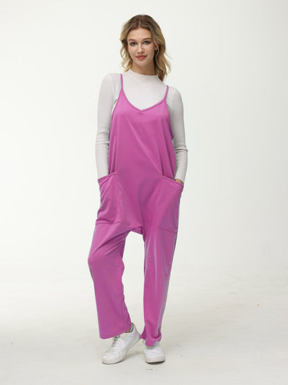 Wide Leg Jumpsuit with Pockets