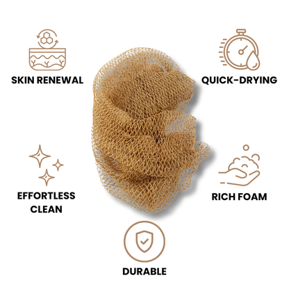 African Exfoliating Net Sponge