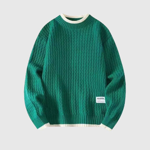 LAID-BACK VIBE LOOSE KNIT SWEATER