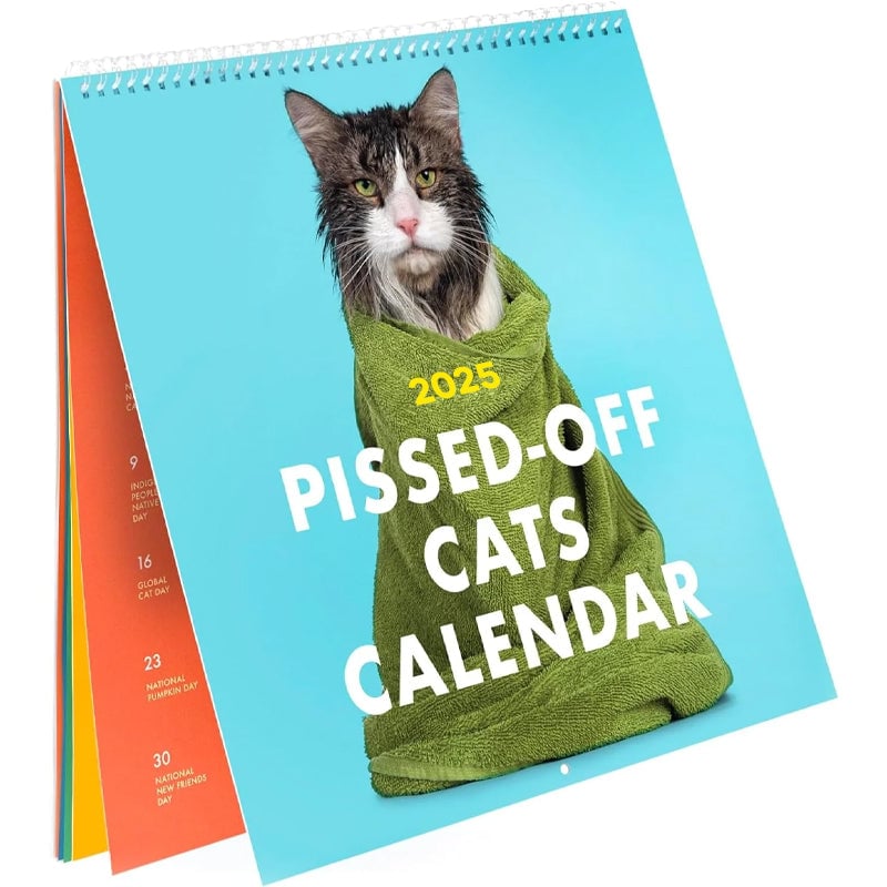 2024/2025 Pissed-Off Cats Calendar