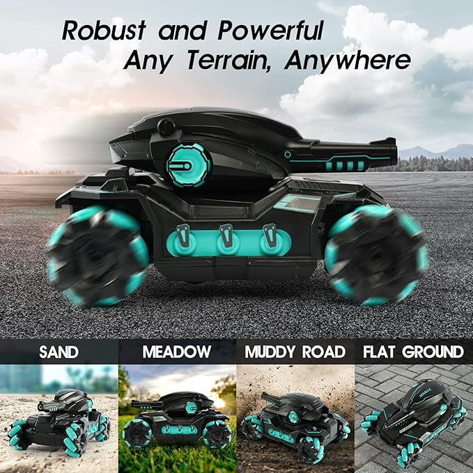 Remote Control Tank Six Wheel Stunt Car