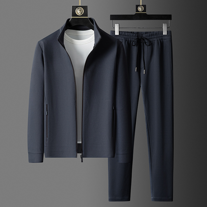 Smart Casual Zip Up Jacket & Trouser Set