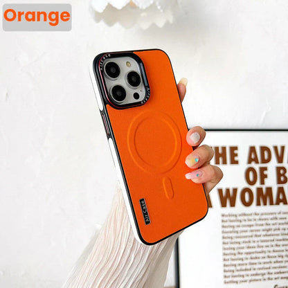 Magnetic Leather Phone Case for iPhone Series