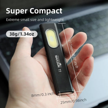 WARSUN Compact Multi-Mode Pocket LED Flashlight