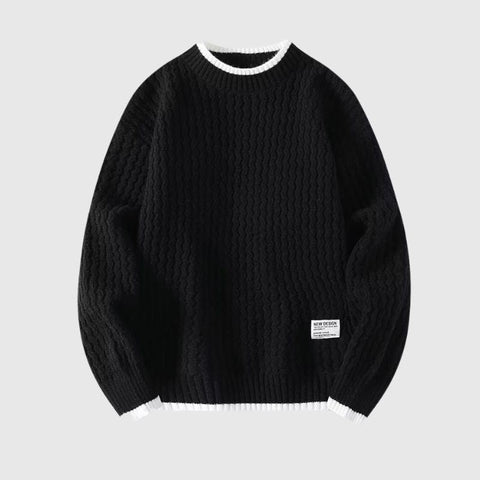 LAID-BACK VIBE LOOSE KNIT SWEATER