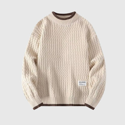 LAID-BACK VIBE LOOSE KNIT SWEATER