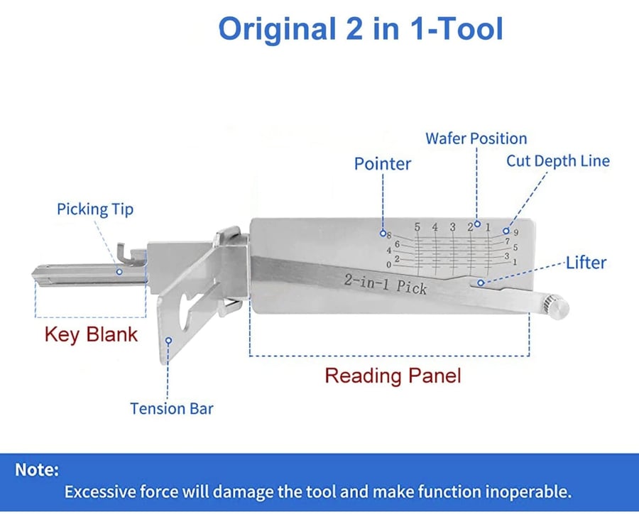 Stainless Steel Key Decoder