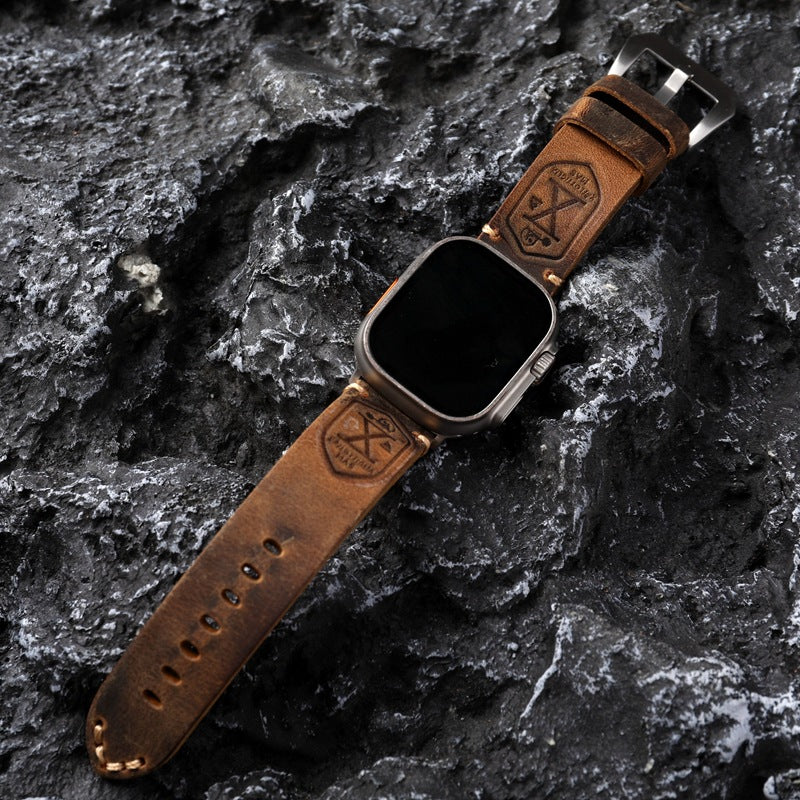 Vintage Leather Apple Watch Strap