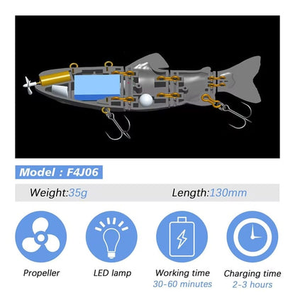 Automatic Swimming Propeller Intelligent Simulation Bait