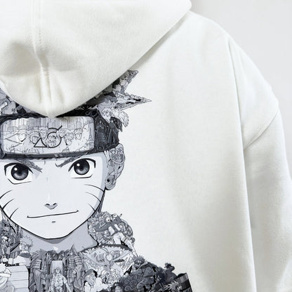 KID NARUTO BLACK & WHITE HOODIE