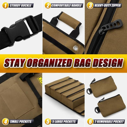 Premium Roll Up Tool Bag