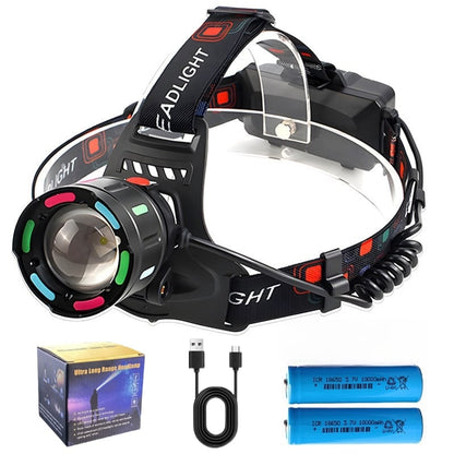 Super bright LED Headlamp Rechargeable