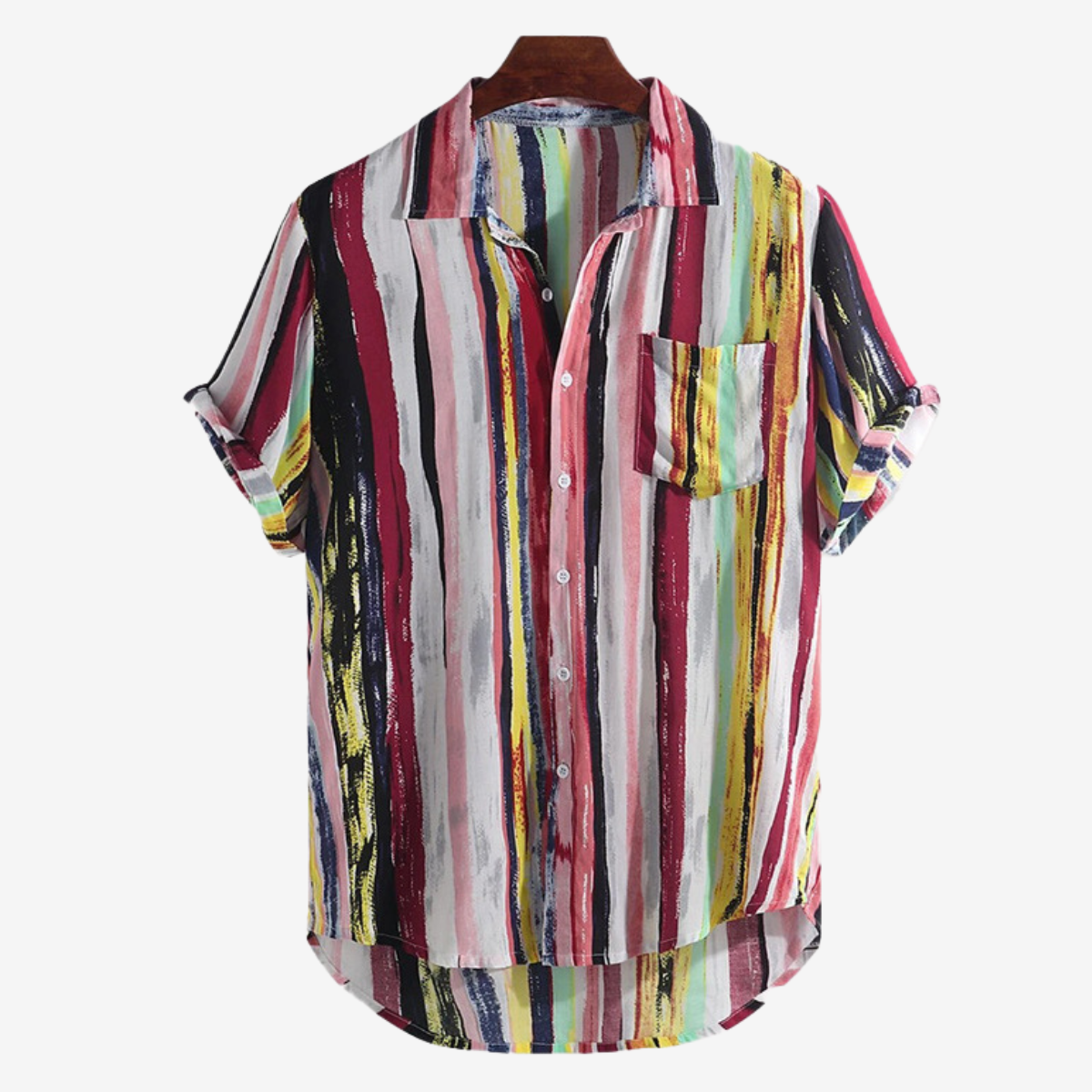 VIBRANT PRINT MEN'S SHIRT