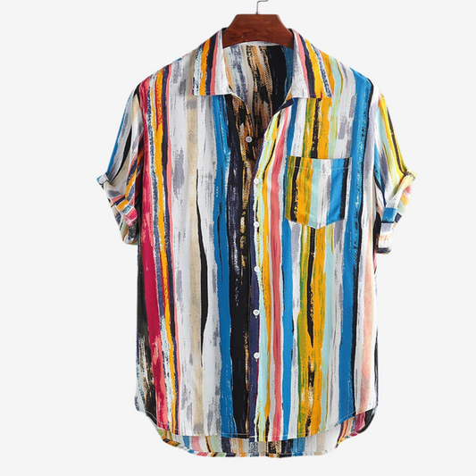 VIBRANT PRINT MEN'S SHIRT