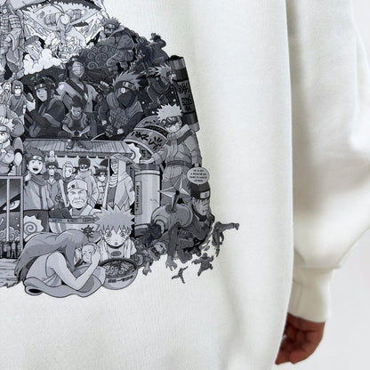 KID NARUTO BLACK & WHITE HOODIE