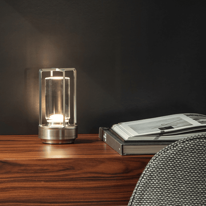 Klume™ Industrial Style Touch Sensor Rechargeable LED Lamp