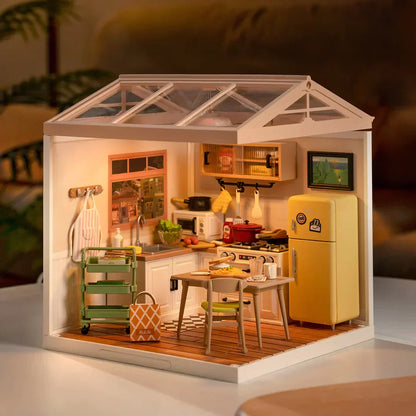 Happy Meals Kitchen DIY Plastic Miniature House