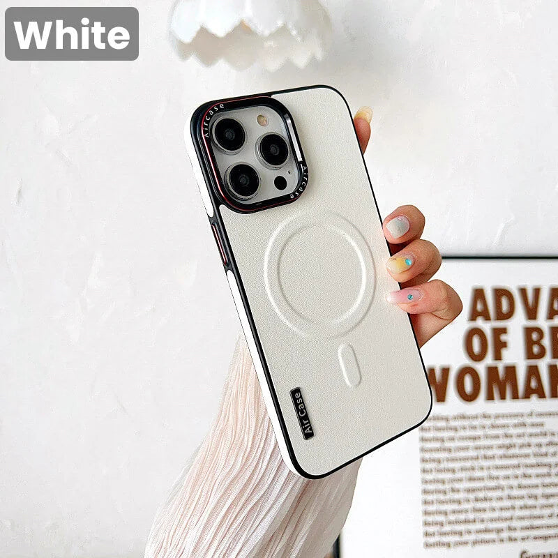 Magnetic Leather Phone Case for iPhone Series