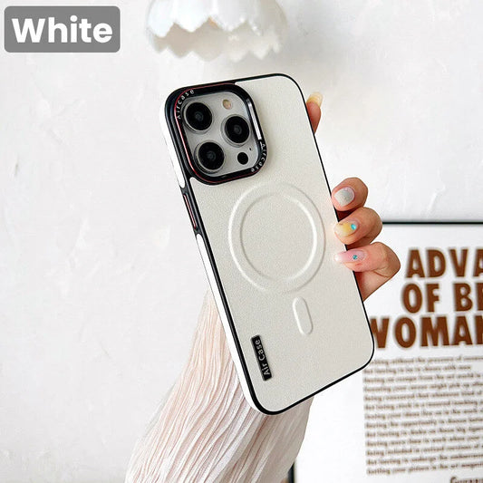 Magnetic Leather Phone Case for iPhone Series