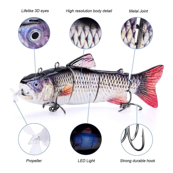 Automatic Swimming Propeller Intelligent Simulation Bait