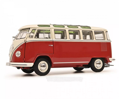 1/24 Bus Simulation Alloy Car Model Collection Ornaments