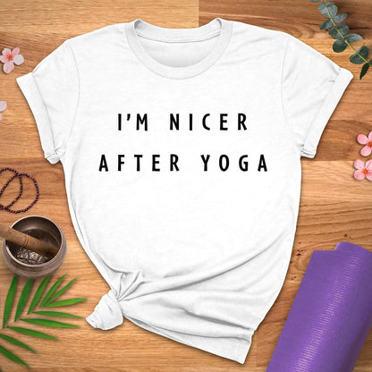 I'm Nicer After Yoga Tee