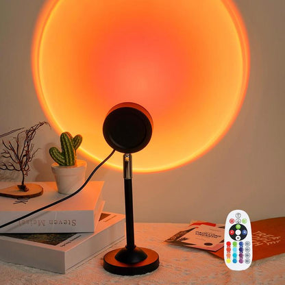 Fall Sunset Lamp Mini Projector for Cozy Corner