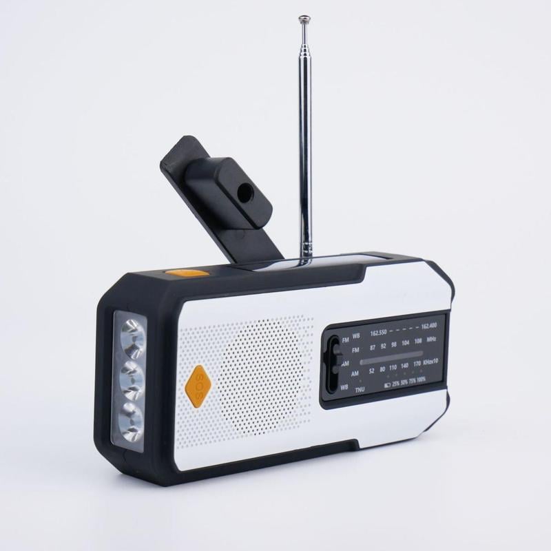 Hand-Crank/Solar Radio