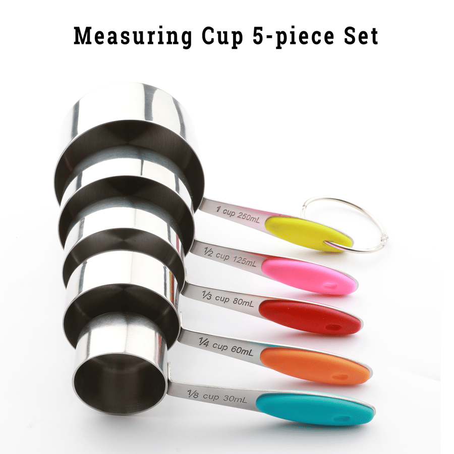 Stainless Steel Magnetic Measuring Spoons Set