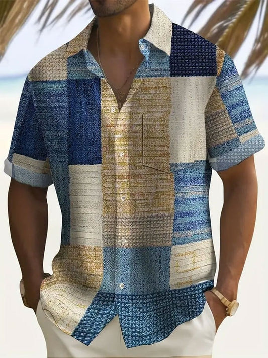 Men's Resort Style Print Shirt