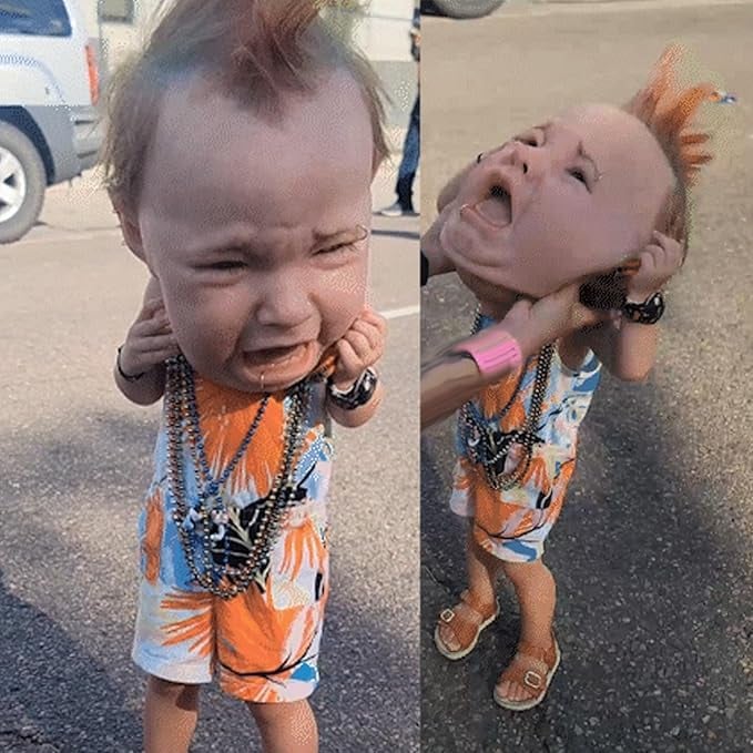 Crying Baby Mask