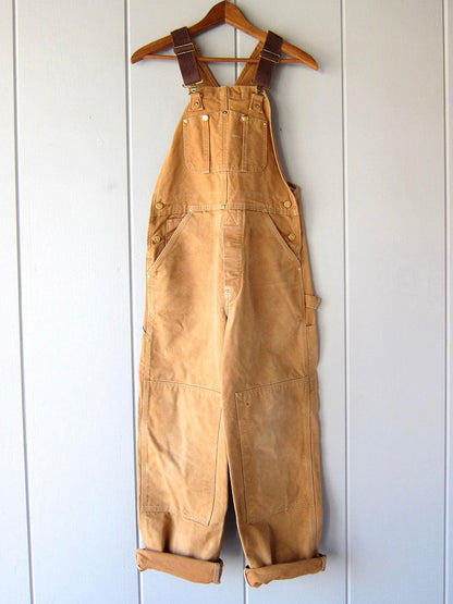 Women's Duck Bib Overalls Canvas Workwear Dungarees