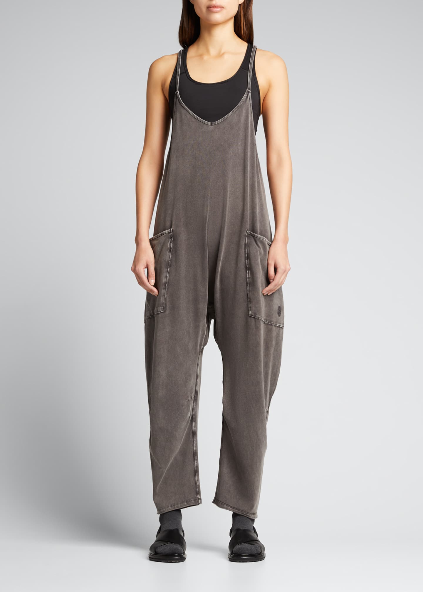 Wide Leg Jumpsuit with Pockets