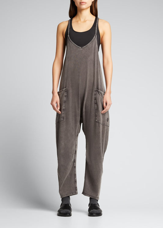 Wide Leg Jumpsuit with Pockets